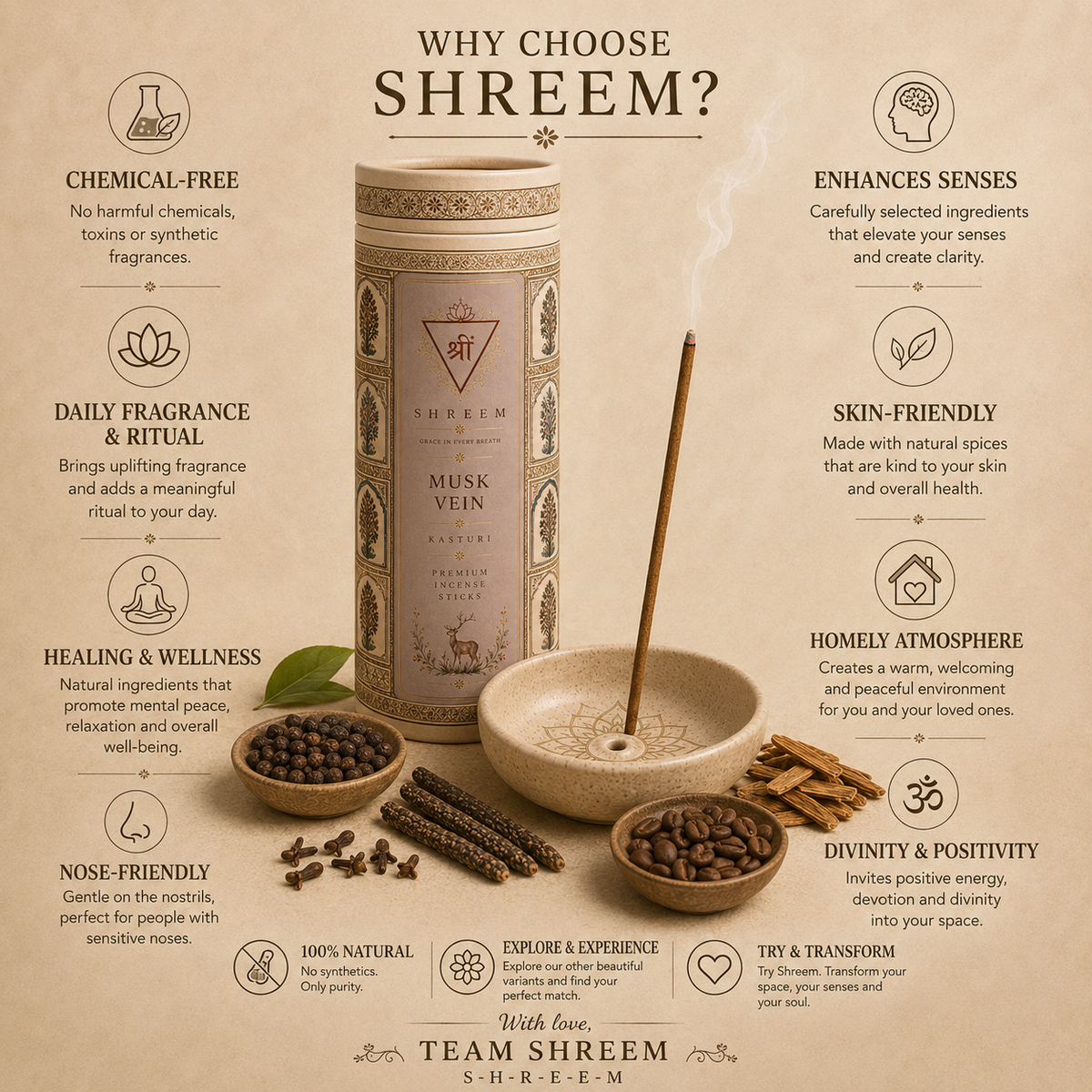 Musk Incense Sticks