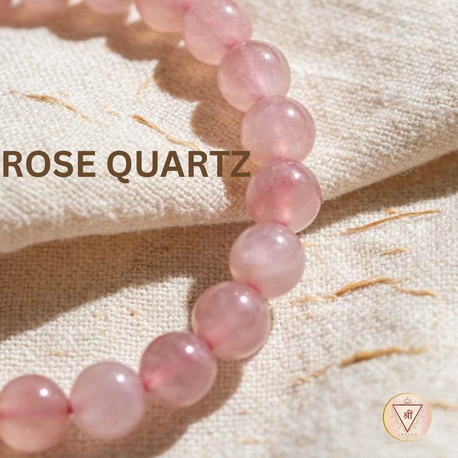 Rose Quartz Crystal Bracelet