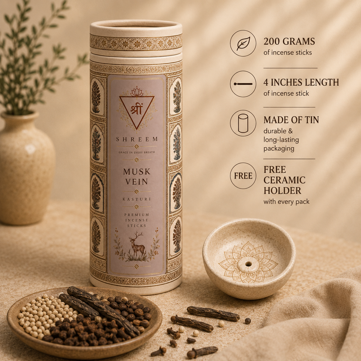 Musk Incense Sticks