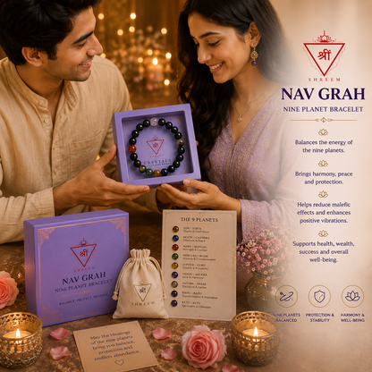 Nav Grah nine planet bracelet as a Vedic gifting occasion